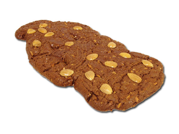 Kleine speculaaspop met amandelen
