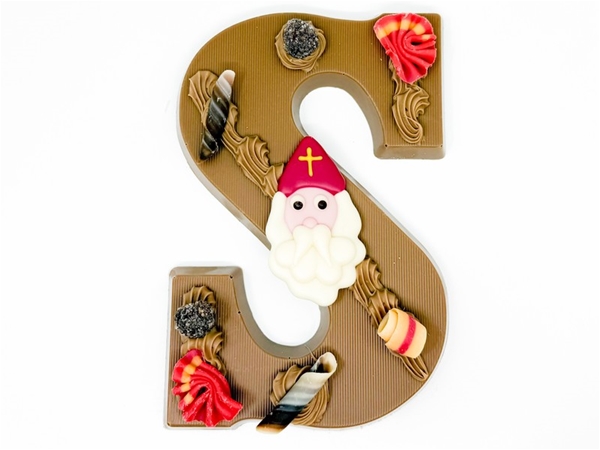 Gietchocoladeletter melk (230g.)